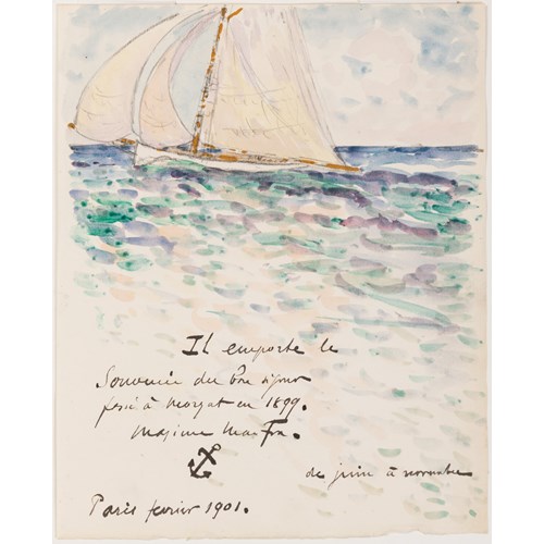 Sailboat near Morgat, Brittany